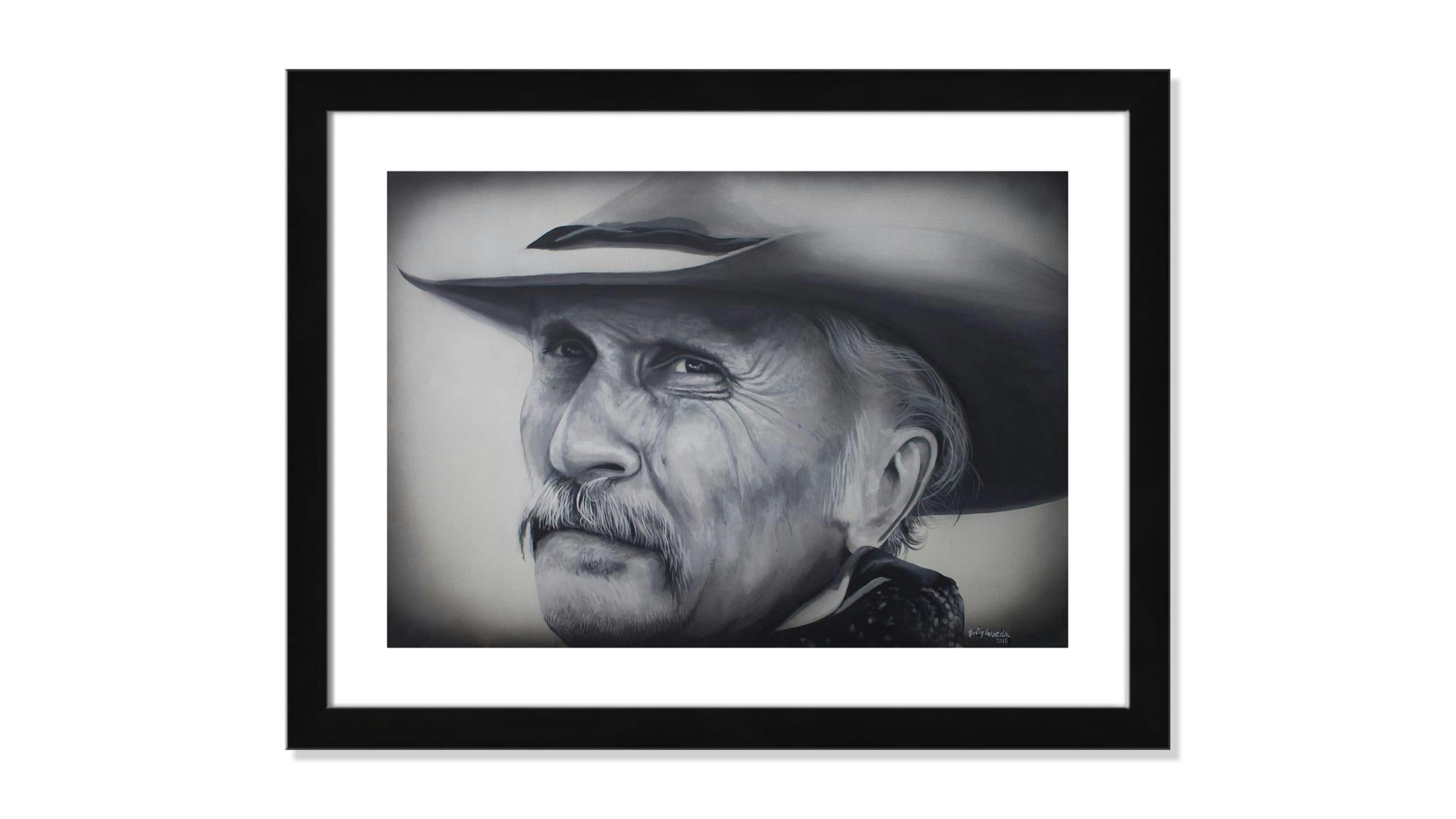 Paper w/ Black Frame